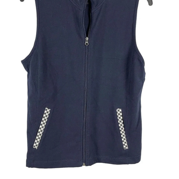 Talbots Women Sleeveless Full Zip Vest Size S - Picture 4 of 5